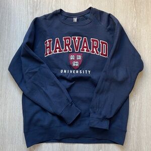 Navy Harvard University Sweatshirt - Medium